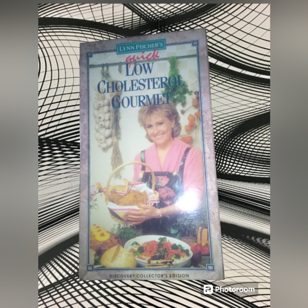 Vintage Lynn Fischer's Quick "Low Cholesterol Gourmet" VHS Tape